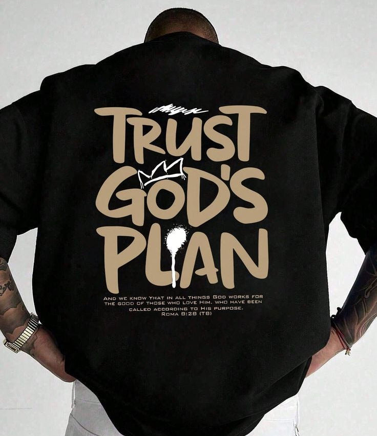 TRUST GOD'S PLAN OVERSIZED T-SHIRT